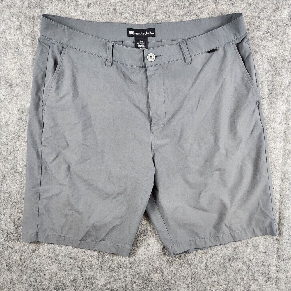 Travis Mathew Shorts Sand Harbor Mens 38‎ Heather Gray Performance Stretch Golf